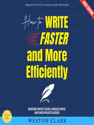 cover image of How to Write Faster and More Efficiently
